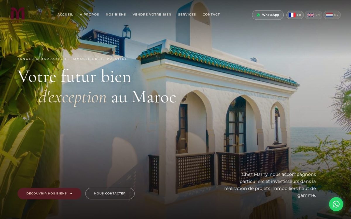 Marny — Immobilier de luxe au Maroc